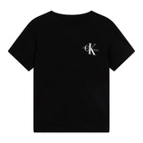 Calvin Klein Kids T-shirt Nera con Logo per Bambini
