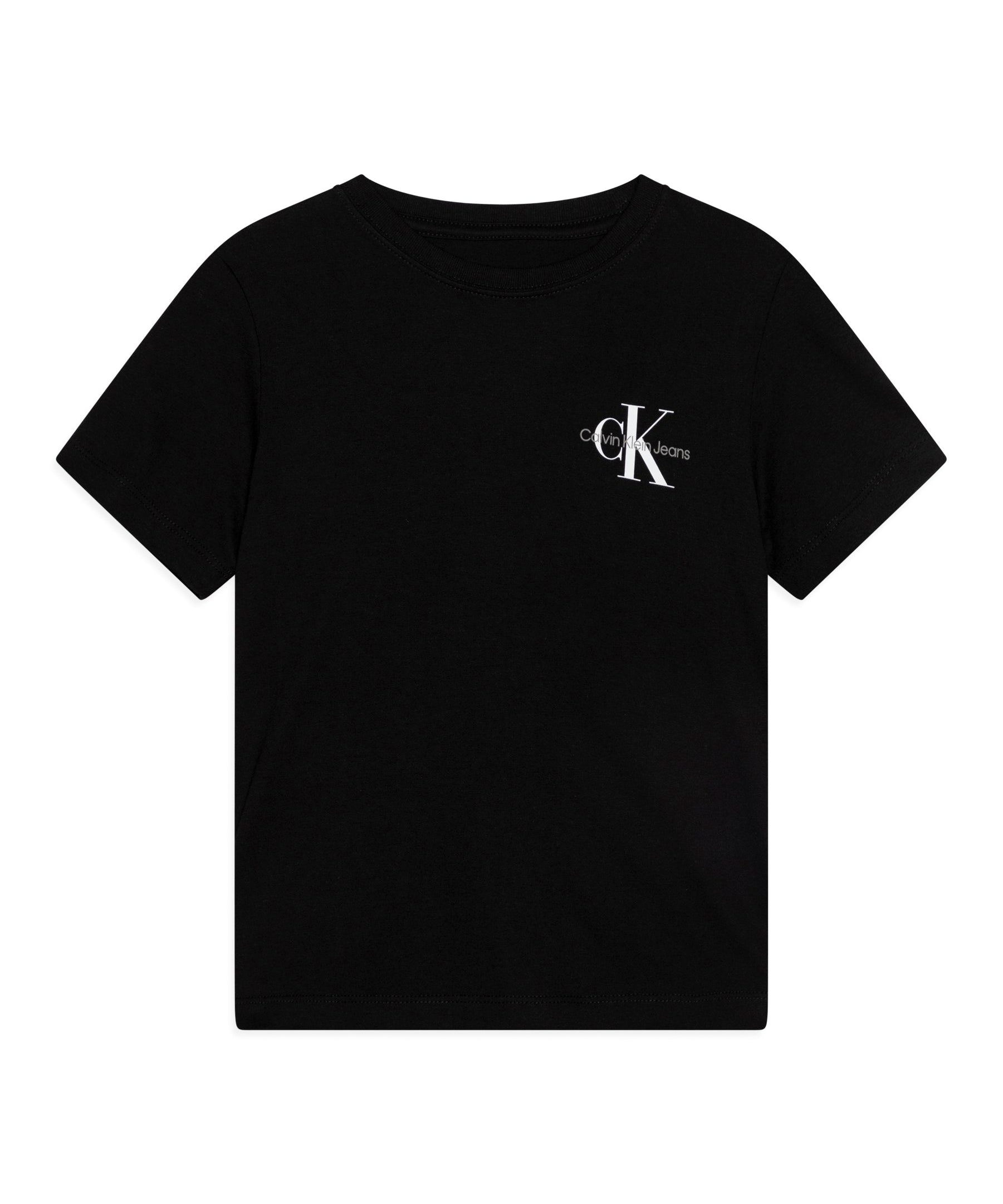 Calvin Klein Kids T-shirt Nera con Logo per Bambini