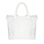 EffeK Borsa Mare con Logo Bianca per Bambine