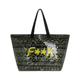 EffeK Shopping Bag Nera con Fantasia per Bambini