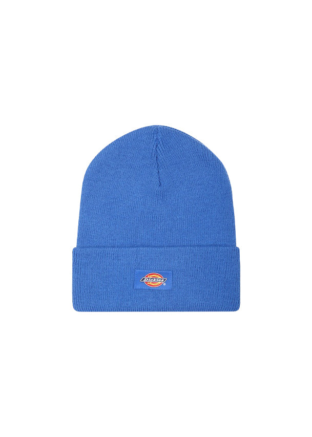 Dickies Kids Cappello Beanie Azzurro con Logo per Bambini