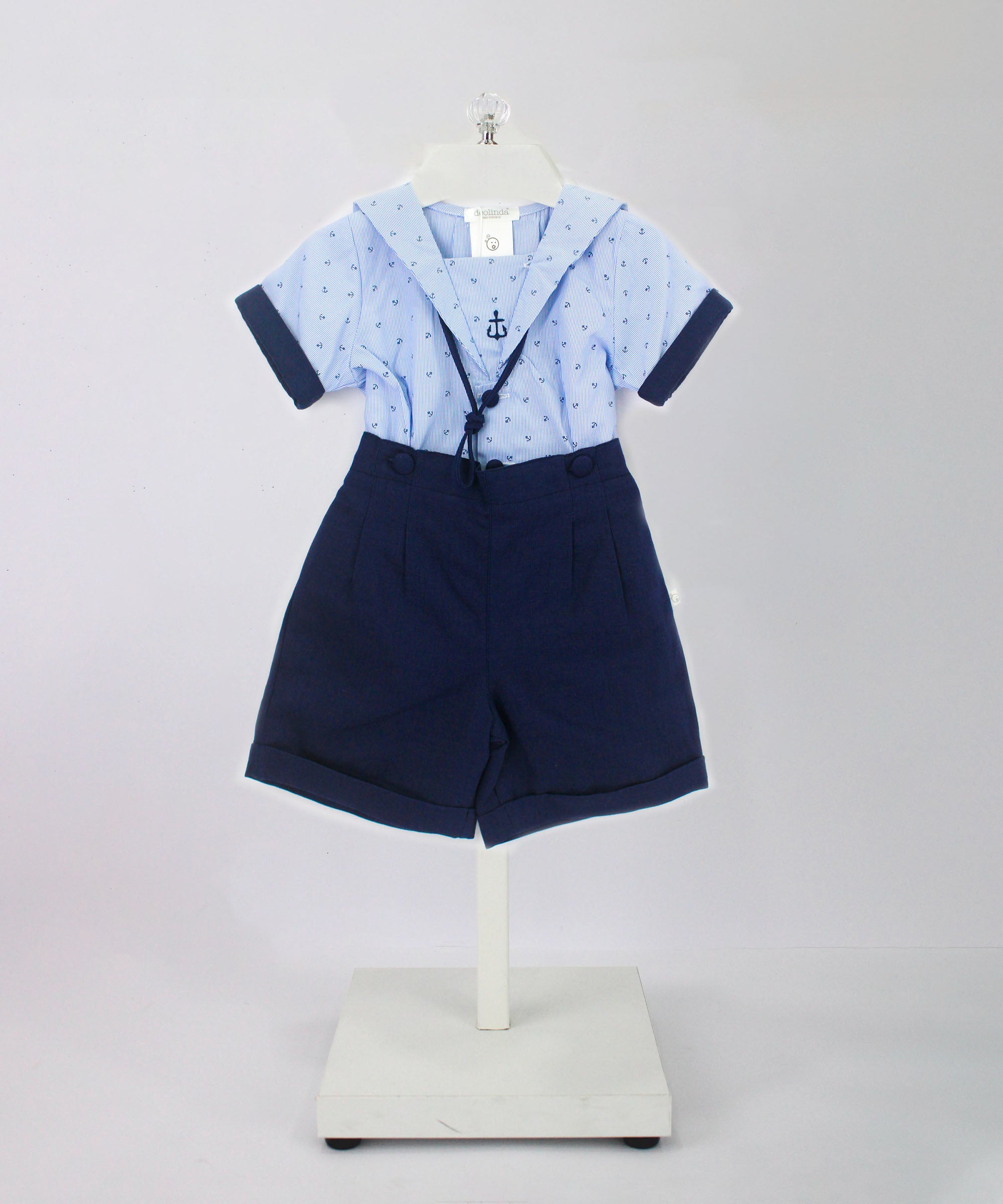 Deolinda Completo Azzurro/Blu Sailor per Neonati