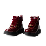 Elisabetta Franchi La Mia Bambina Anfibi Cherry Lucido per Bambine