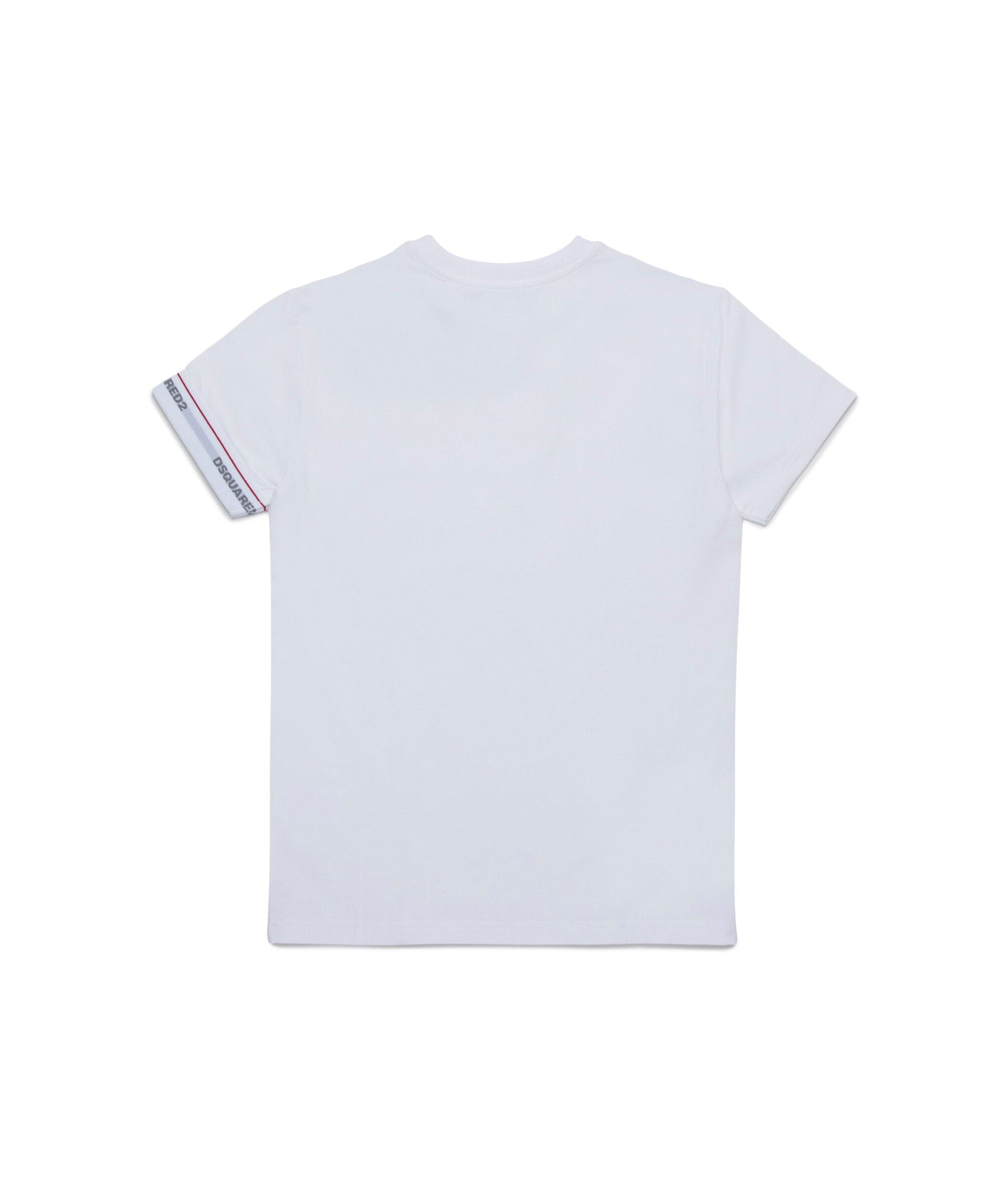 Dsquared2 Kids T-Shirt Bianca con Logo per Bambini
