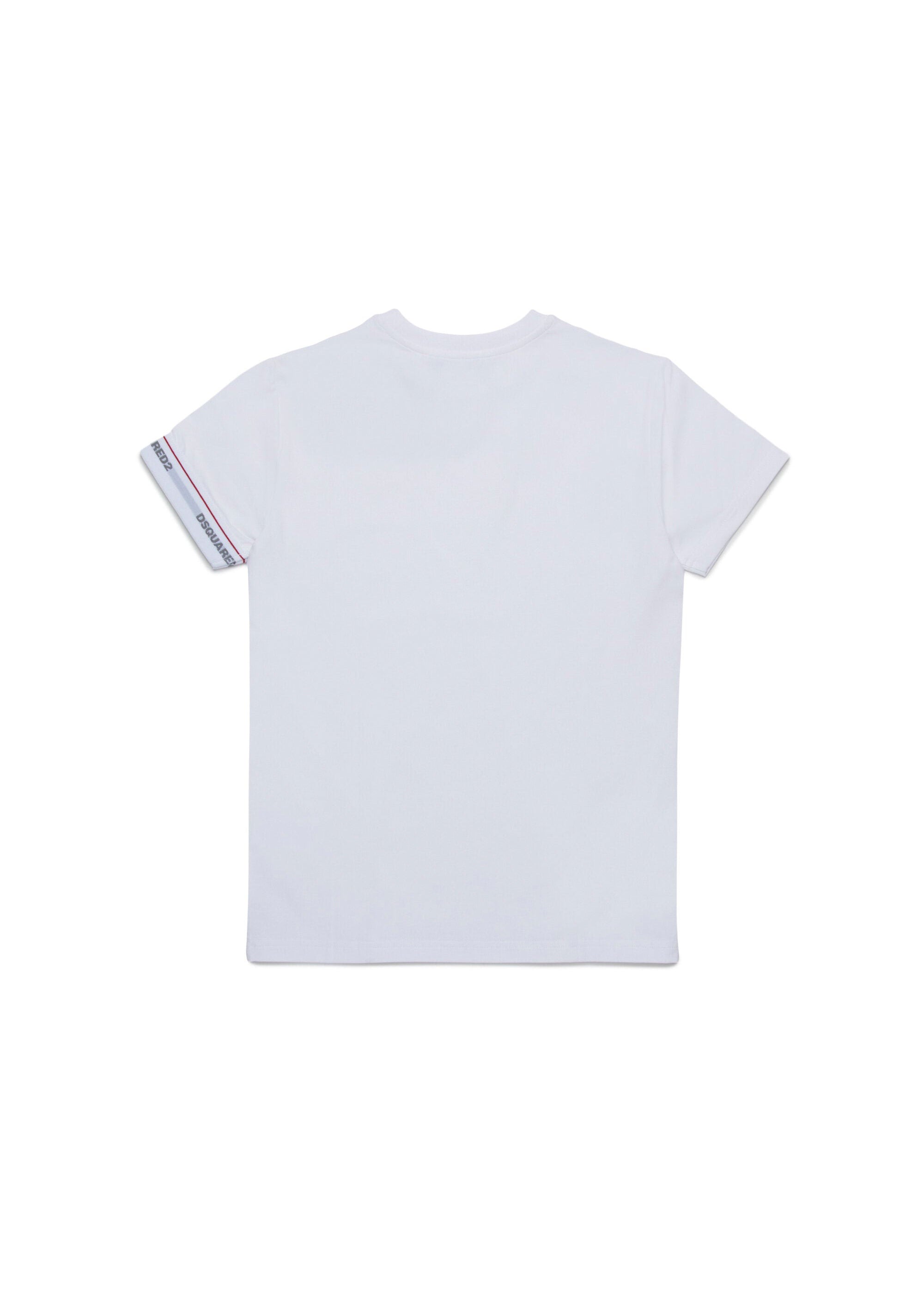 Dsquared2 Kids T-Shirt Bianca con Logo per Bambini