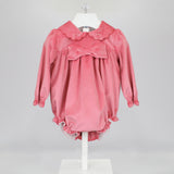 Deolinda Pagliaccetto Fucsia con Fiocco per Neonate