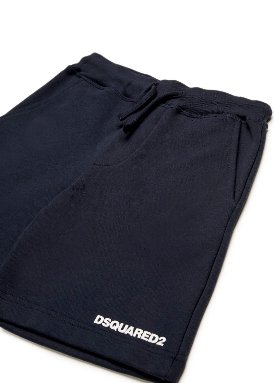 Dsquared2 Kids Short Neri con Logo per Bambini