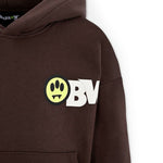 Barrow Kids Felpa Braken con Stampa Retro per Bambini