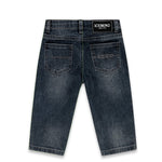 Iceberg Kids Jeans Denim con Effetto Stone Wash per Neonati