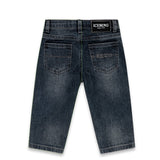 Iceberg Kids Jeans Denim con Effetto Stone Wash per Neonati