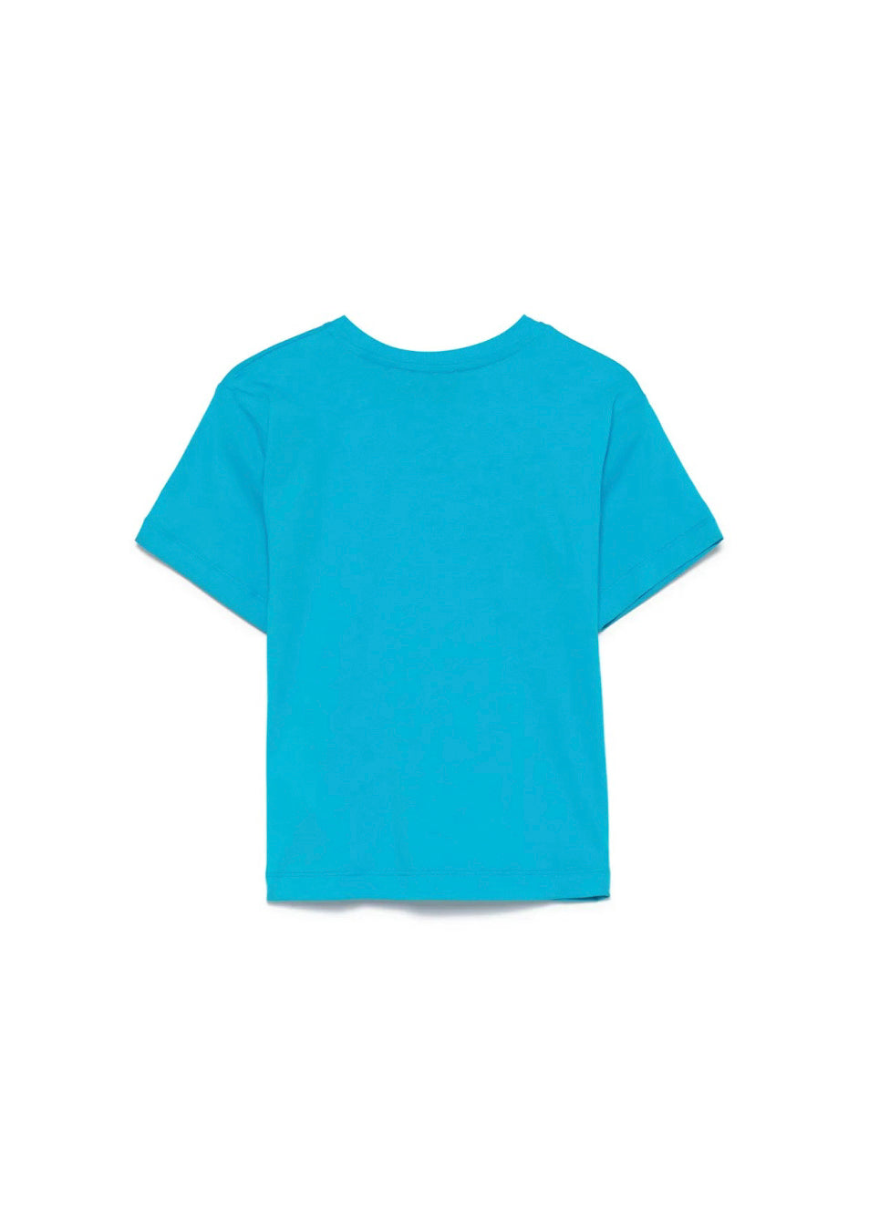 Moschino Kids T-shirt Bluette con Stampa Teddy per Neonate
