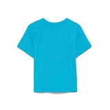 Moschino Kids T-shirt Bluette con Stampa Teddy per Neonate