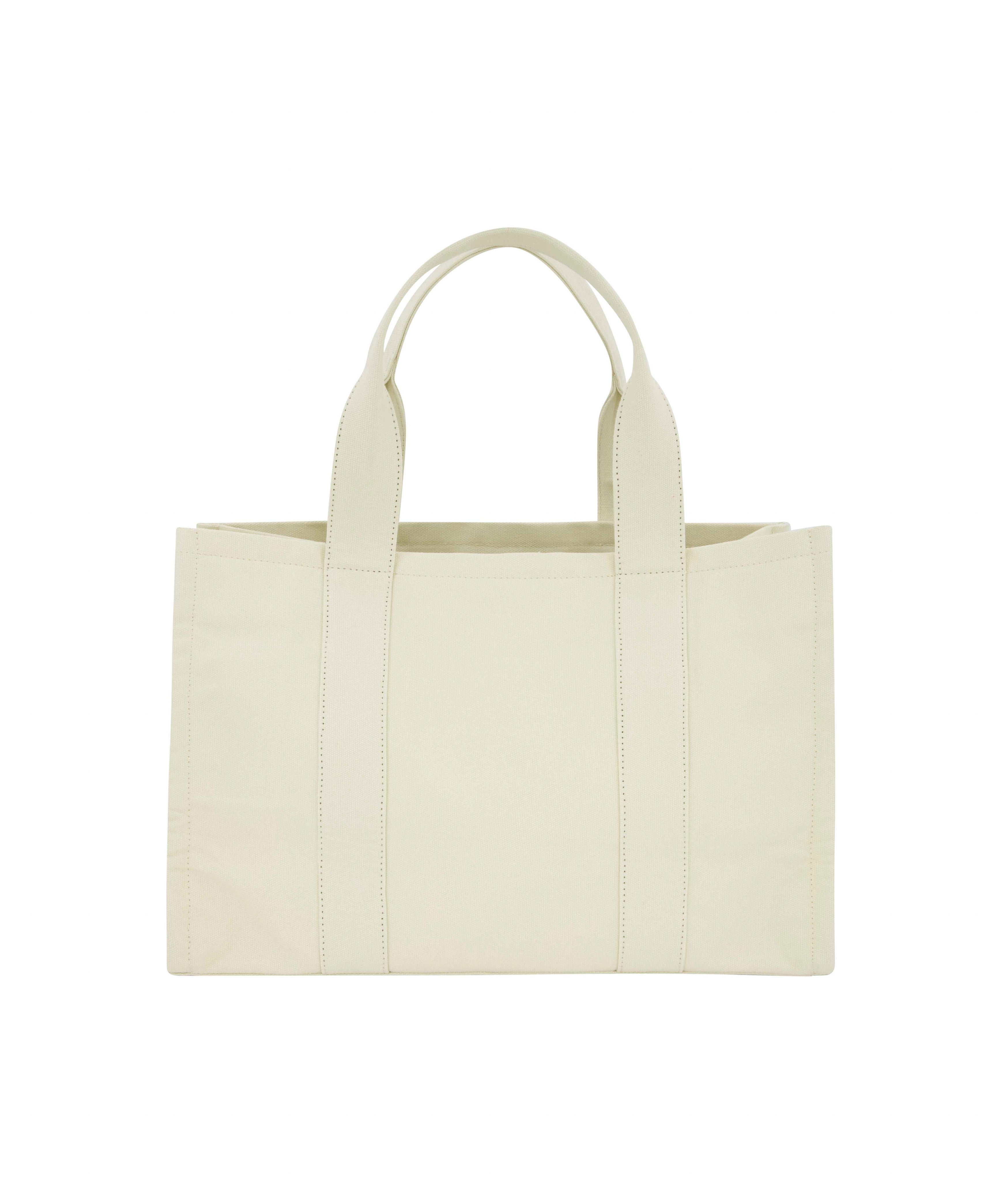 Barrow Kids Borsa Tote Crema con Logo per Bambine (retro)