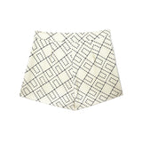 Elisabetta Franchi La Mia Bambina Shorts Panna con Logo Geometrico per Bambine