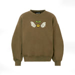 Barrow Kids Felpa Girocollo con Motivo Teddy Wings Unisex per Bambini
