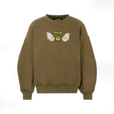 Barrow Kids Felpa Girocollo con Motivo Teddy Wings Unisex per Bambini