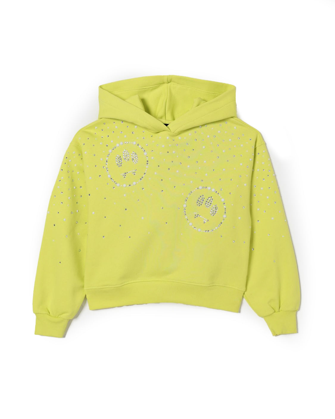 Barrow Kids Felpa con Cappuccio Logo Di Strass per Bambine