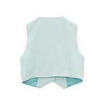 Vicolo Gilet Verde Acqua per Bambine
