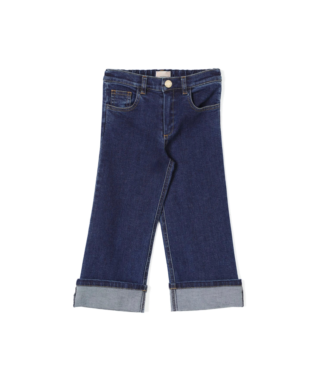 Elisabetta Franchi La Mia Bambina Jeans Denim Scuro per Neonate