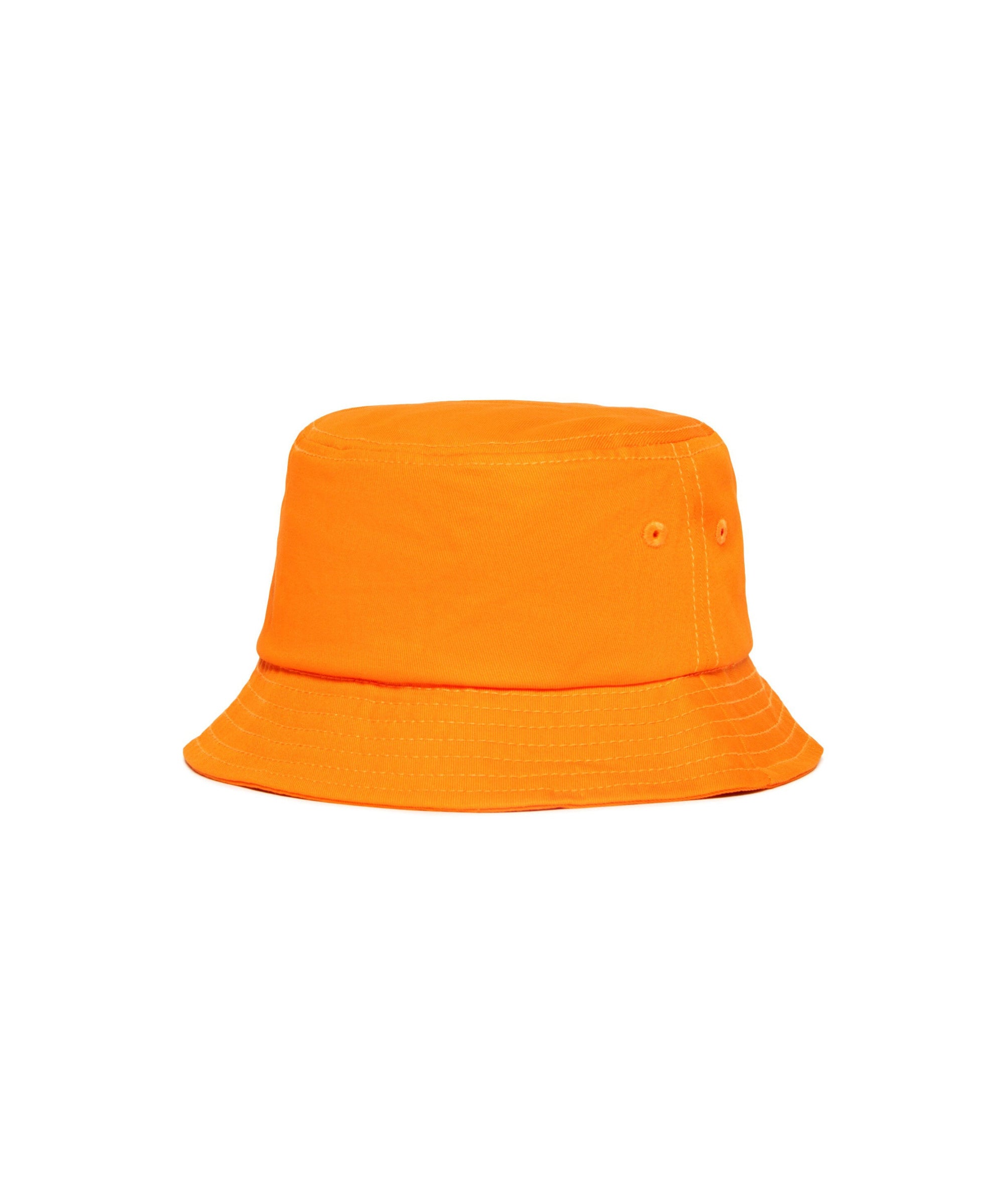 Diesel Kids Cappello Bucket Arancione con Logo per Bambini (retro)