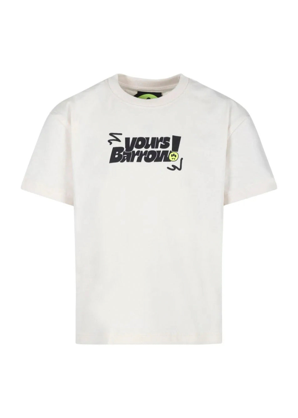 Barrow Kids T-shirt Crema con Stampa per Bambini
