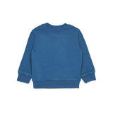 Dsquared2 Kids Felpa Girocollo Lavagna con Logo Sport per Neonati