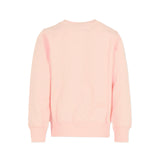 Moschino Kids Felpa Girocollo Rosa con Logo per Bambine