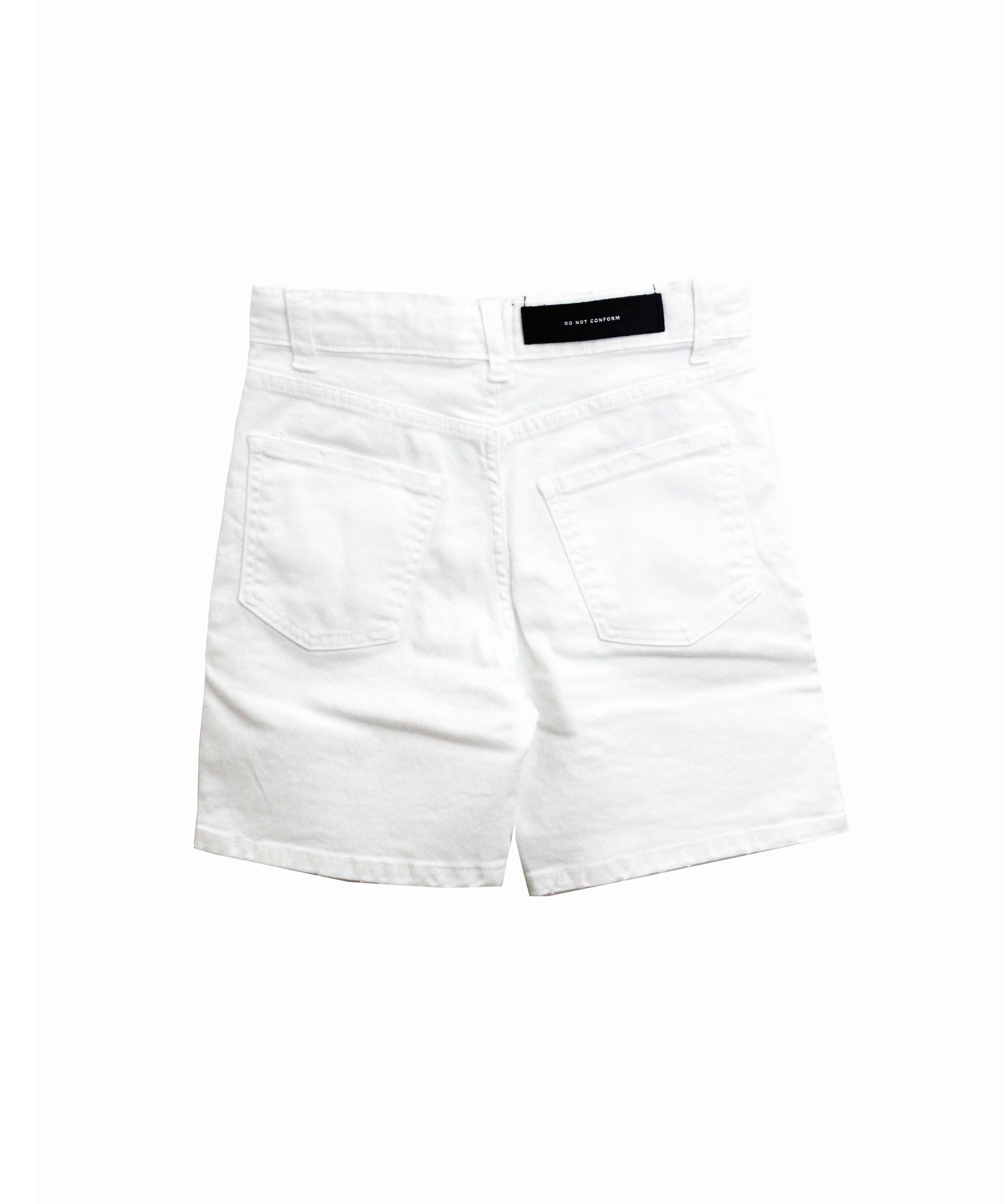Do Not Conform Short Jeans Bianco per Bambini