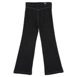 Elisabetta Franchi La Mia Bambina Jeans Flare Denim Scuro per Bambine