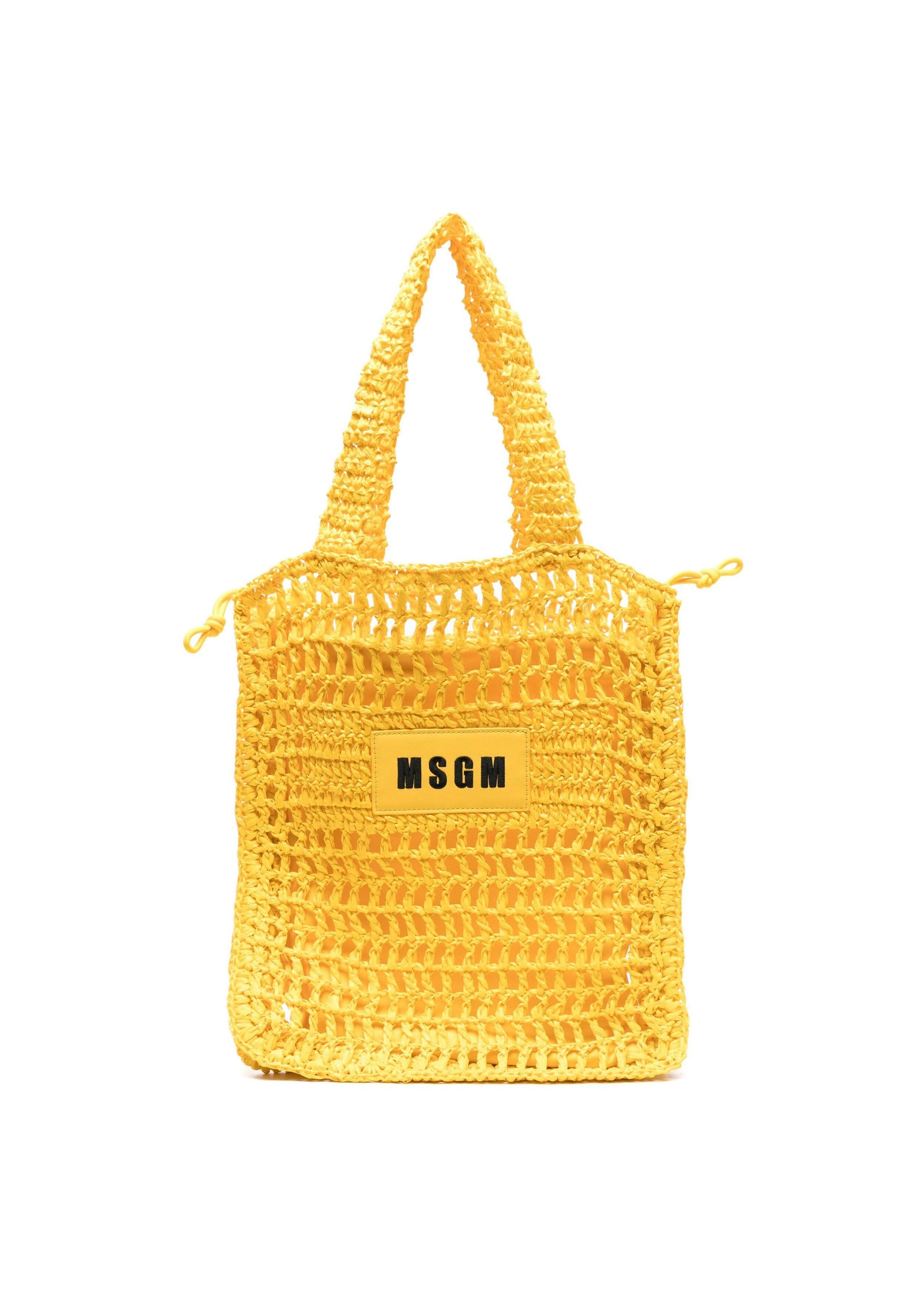 MSGM Kids Borsa a Spalla Gialla Florence Kids (fronte)