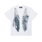 Dsquared2 Kids T-shirt Bianca con Stampa per Bambini