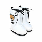 Moschino Kids Stivali Invernali Bianchi per Bambine