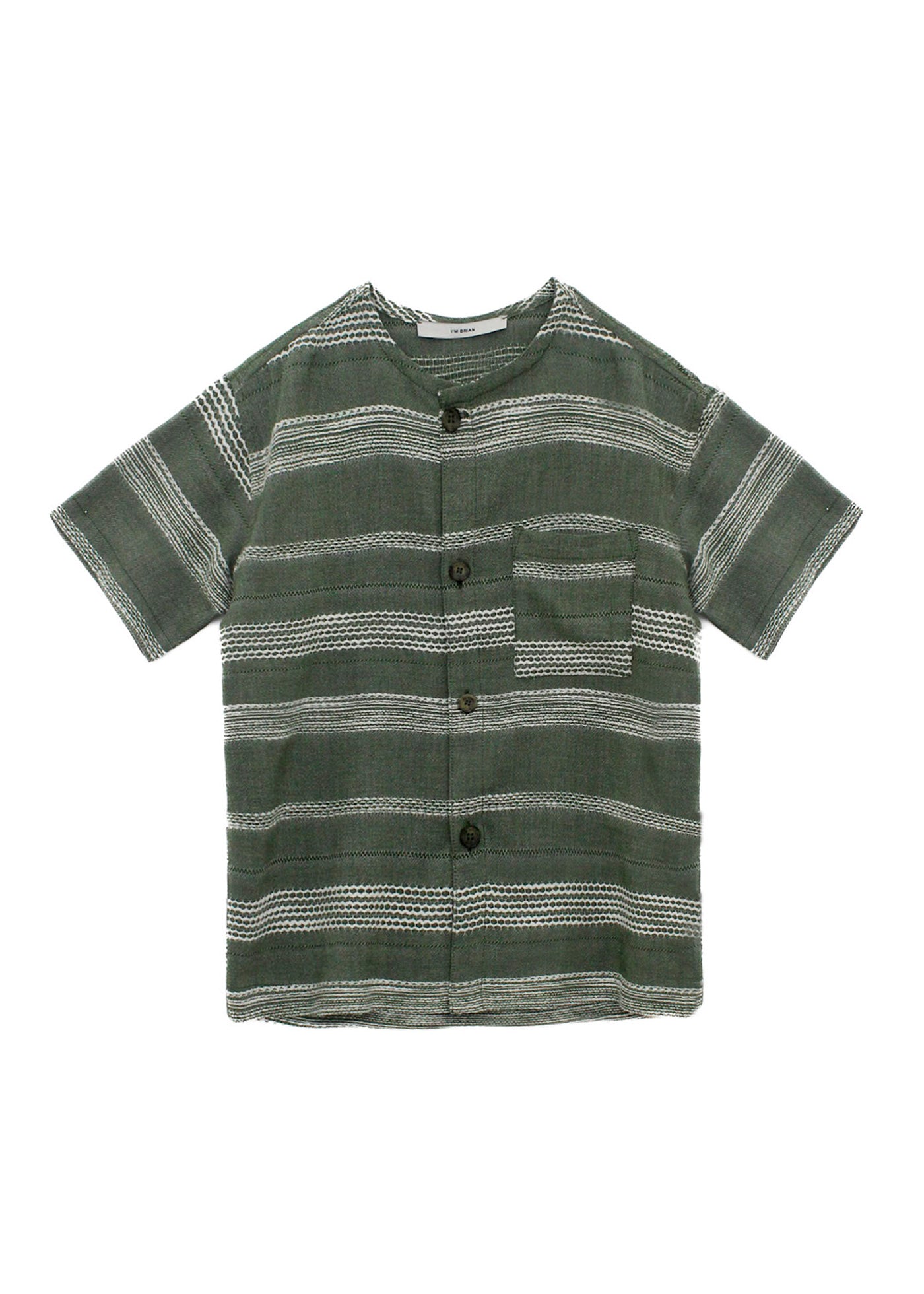 I'm Brian Camicia Verde a Righe per Bambini