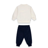 Iceberg Kids Maglioncino Girocollo "Tom & Jerry" Bicolore per Neonati