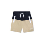 Boss Kids Bermuda Beige/Blu con Logo per Bambini