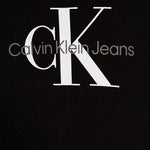 Calvin Klein Kids Felpa Girocollo Nera per Bambini