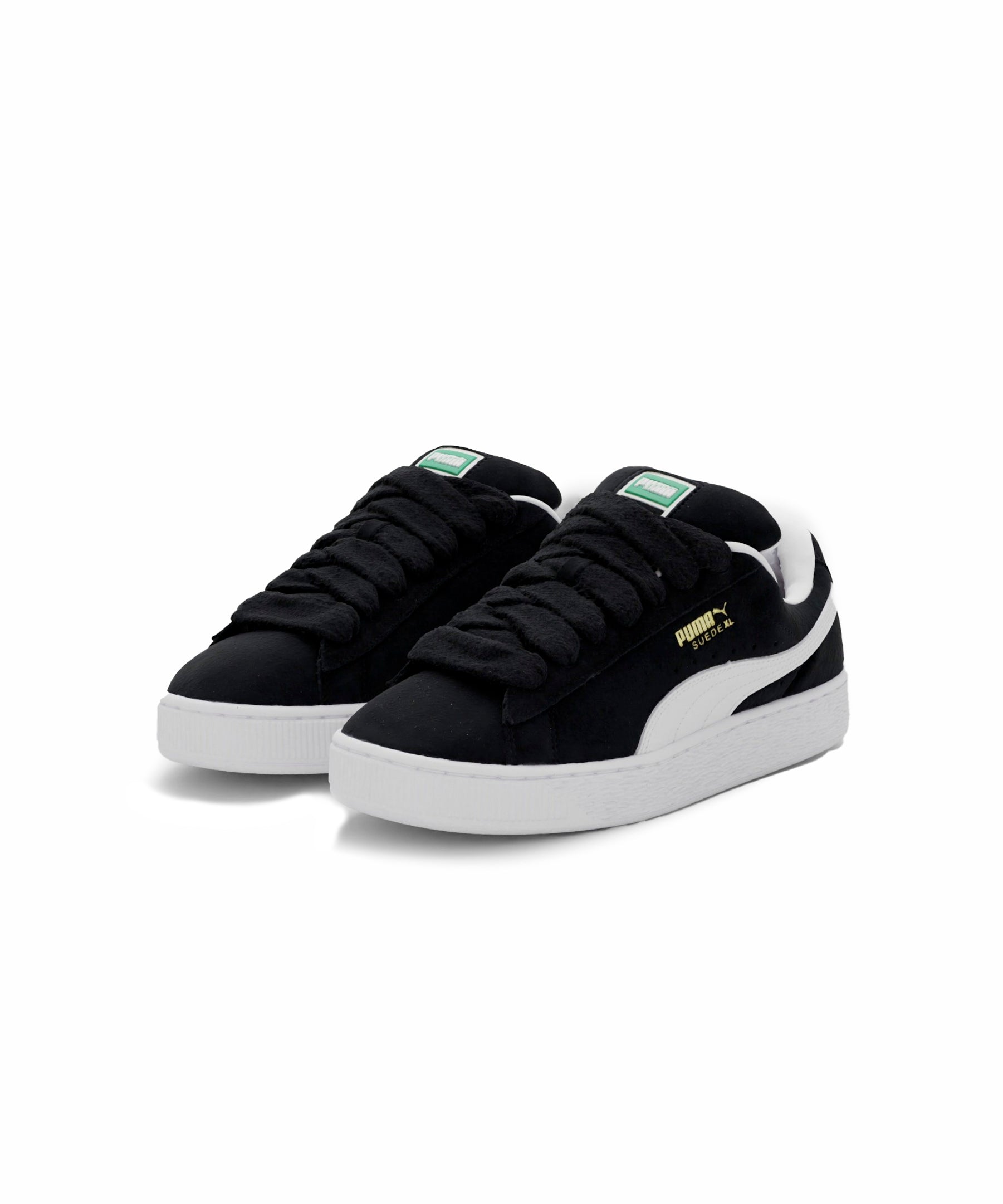 Puma Kids Suede XL Nero/Bianco per Bambine (dettaglio)