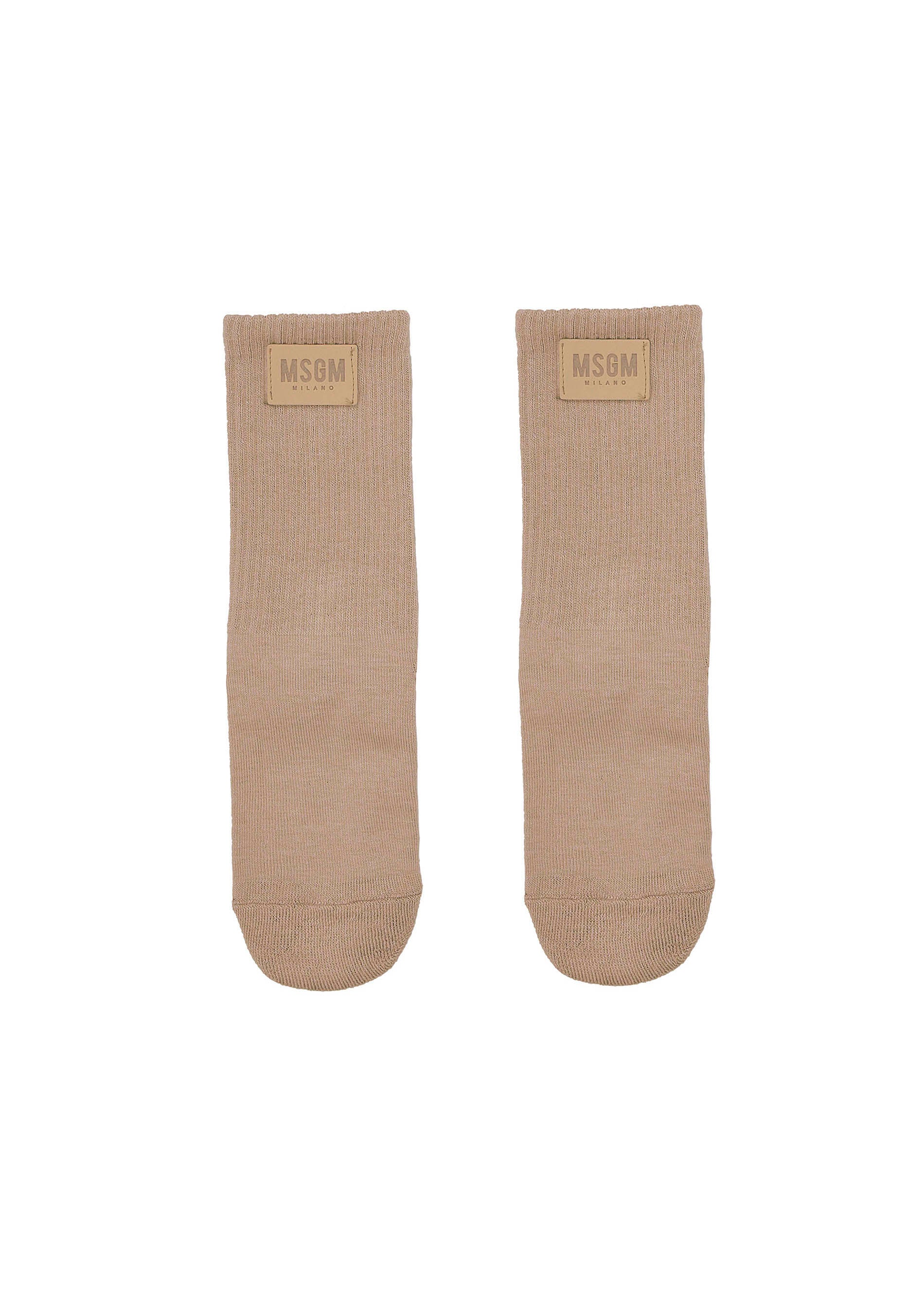 MSGM Kids Calzini Beige per Bambini