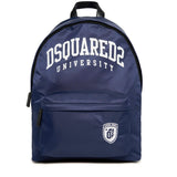 Dsquared2 Kids Zaino Blu con Stampa per Bambini