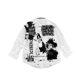 Iceberg Kids Camicia Bianca con Stampa sul Retro per Neonati