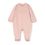 Elisabetta Franchi La Mia Bambina Tutina Desert Rose con Ricamo Logo per Neonate