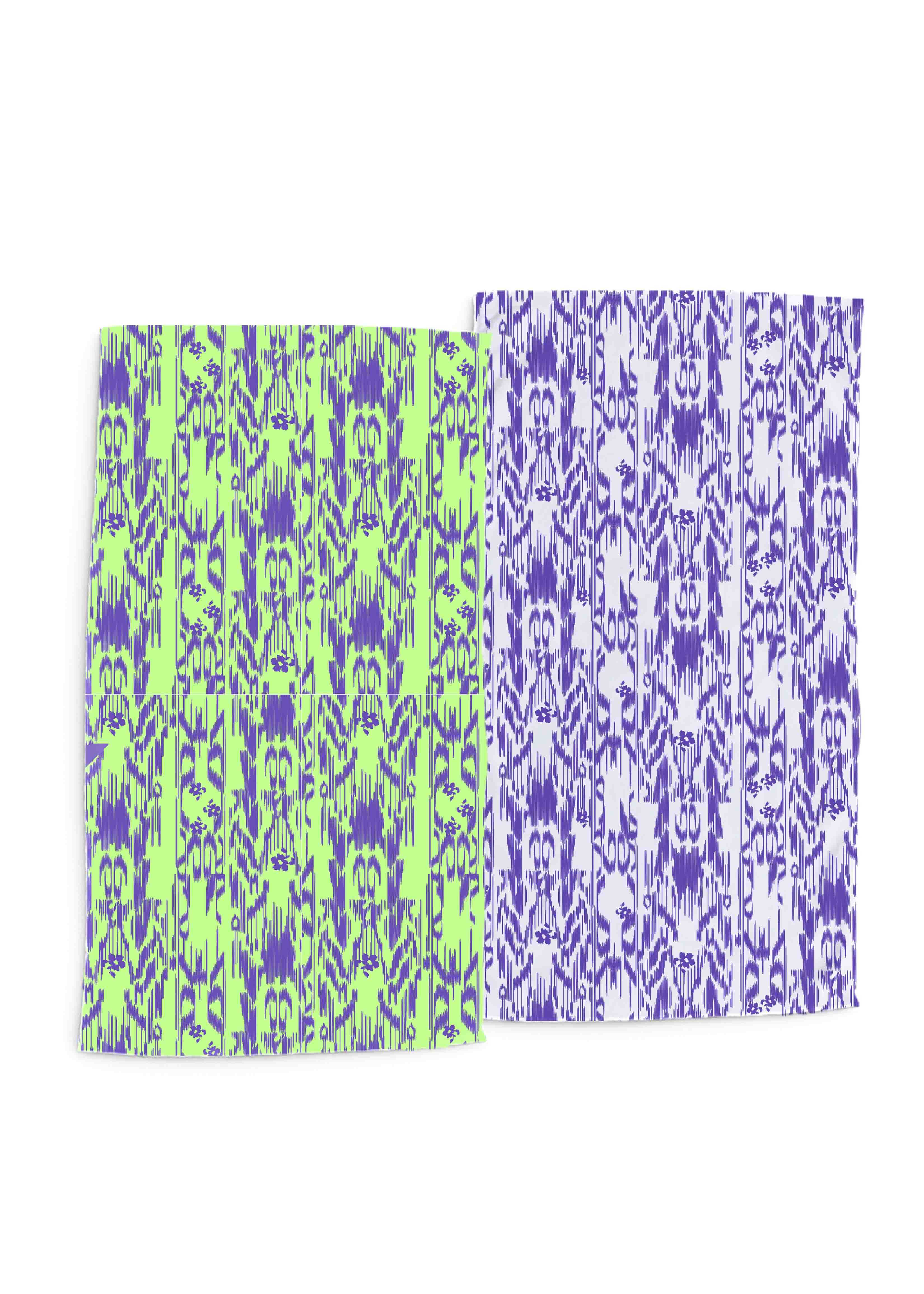 Effek Telo Mare Fantasia Verde/Viola Reversibile