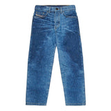 Diesel Kids Jeans Boyfriend con Strass per Bambine