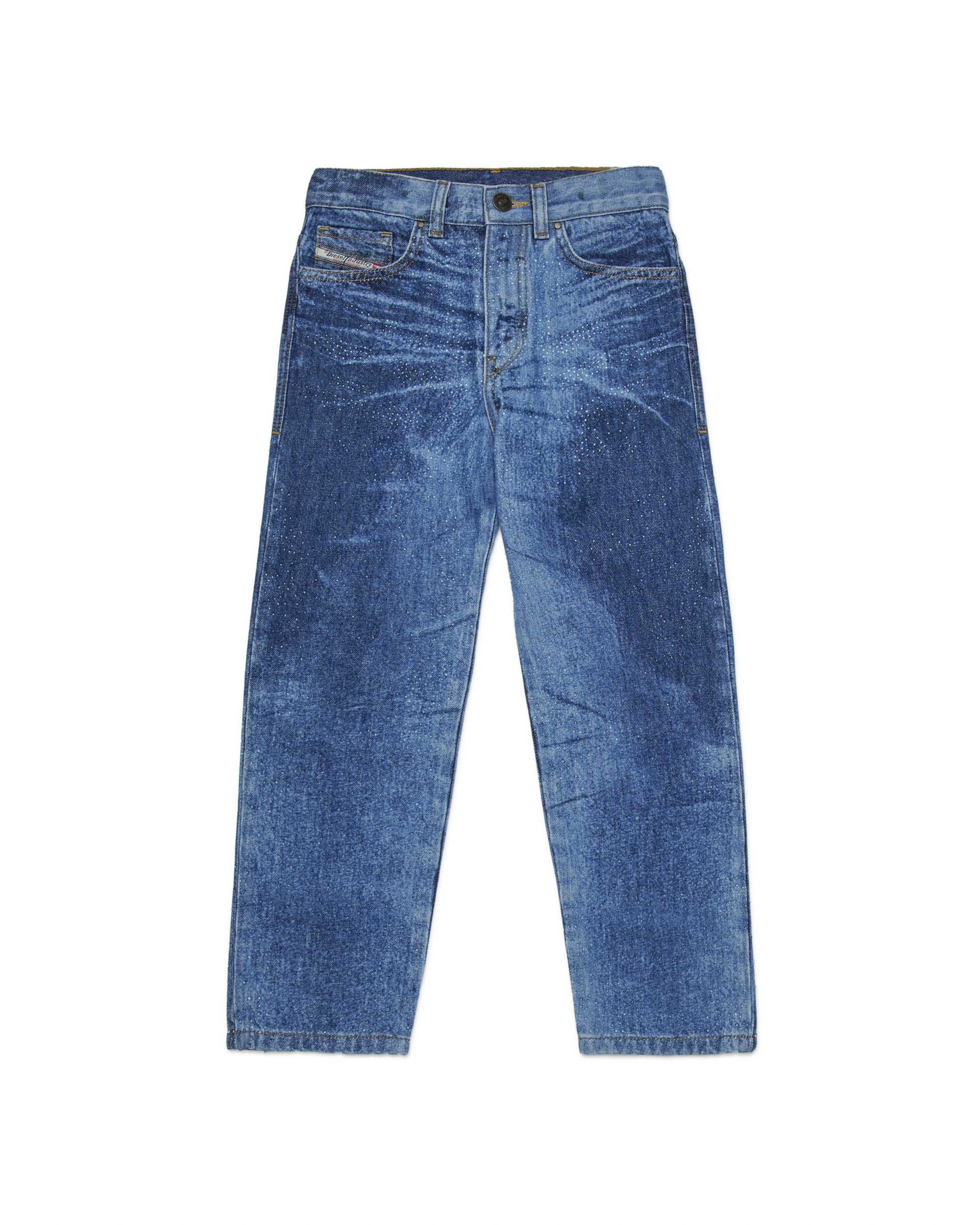 Diesel Kids Jeans Boyfriend con Strass per Bambine