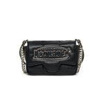 Dsquared2 Kids Borsa Nera con Logo Metal per Bambine