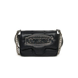 Dsquared2 Kids Borsa Nera con Logo Metal per Bambine