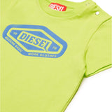 Diesel Kids Green T-Shirt with 1978 Print for Babies