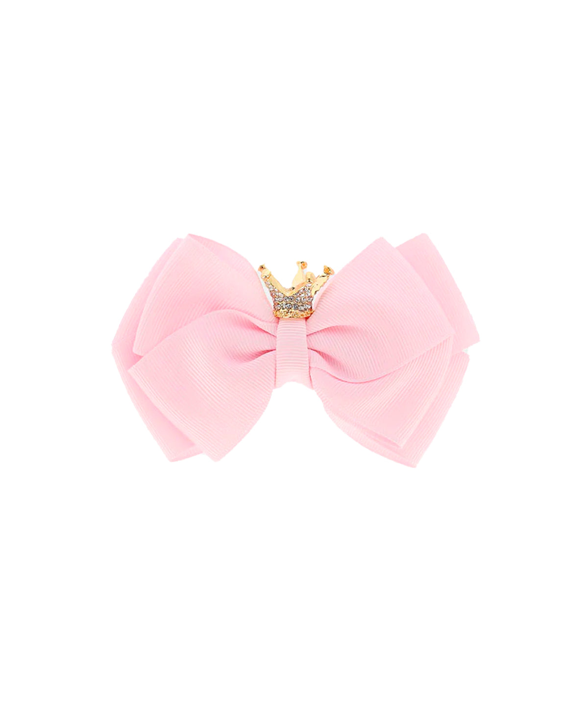Angel's Face Kids Fermaglio per Capelli Pink Bow con Corona per Bambine