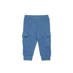 Dsquared2 Kids Pantaloni Cargo in Felpa Lavagna per Neonati