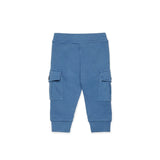 Dsquared2 Kids Pantaloni Cargo in Felpa Lavagna per Neonati